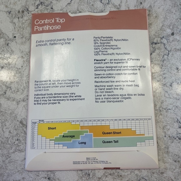 Vintage Control top super shaper pantyhose - Picture 2 of 2